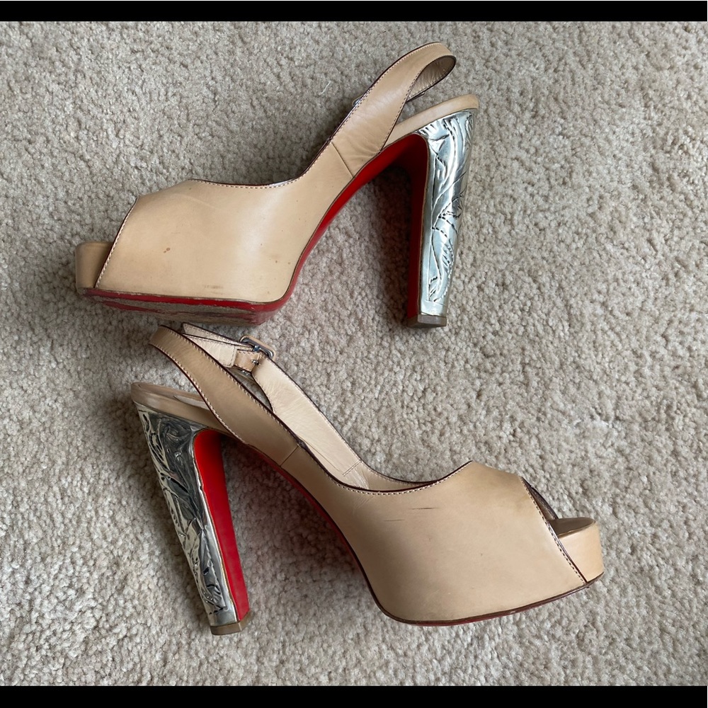 C Louboutin platform heels.